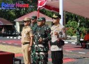 Kodim 1310/Bitung dan Forkopimda Minut Gelar Apel Kesiapsiagaan Karhutla