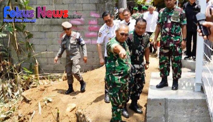 Dandim 1310/Bitung Kawal Kunker Pangdam XIII/Merdeka di Jembatan Kamanga