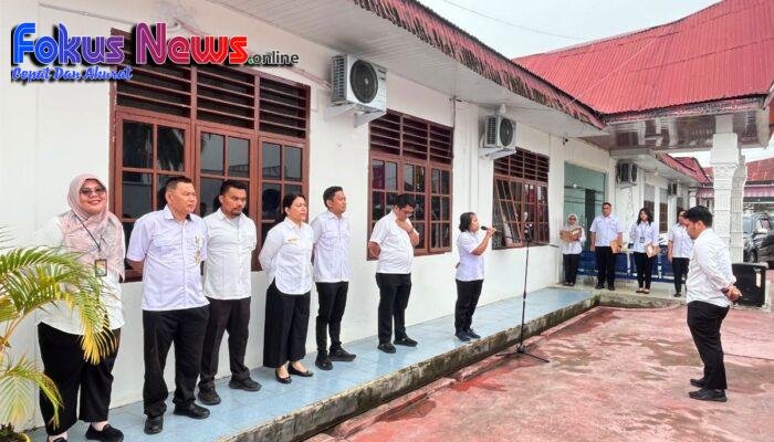 Apel Pagi, Kantor Pertanahan Kabupaten Tapanuli Utara Teguhkan Disiplin dan Integritas 
