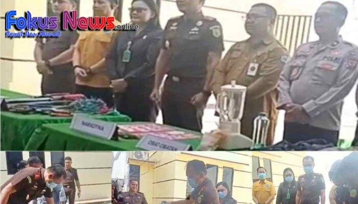 Sudah Inkracht, Kejari Bitung Musnahkan Barang Bukti dari 39 Perkara