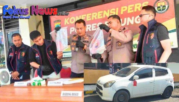 Polres Bitung Ungkap Pencurian Ayla, Tersangka Ditangkap Sehari Setelah Beraksi