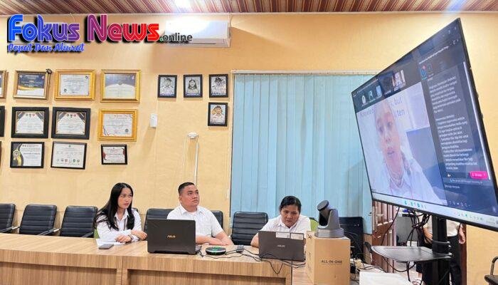 Kantor Pertanahan Kabupaten Tapanuli Utara Ikuti Sosialisasi dan Pendampingan Pengelolaan Website Kementerian