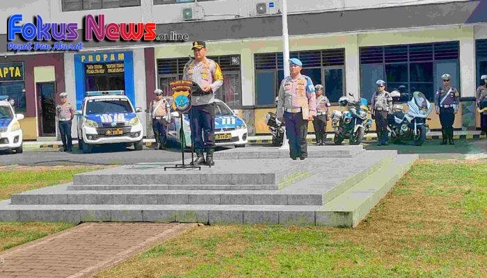 Polres Bitung Gelar Apel Pasukan Operasi Patuh Klabat 2026, Kedepankan Keselamatan Berlalu Lintas